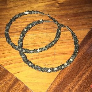 Vintage hoop earrings